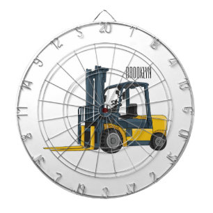 Voorlichting cartoon dartbord