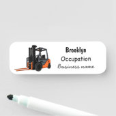 Voorlichting cartoon naamplaatje (In situ)