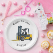 Voorlichting cartoon papieren bordje (Feest)