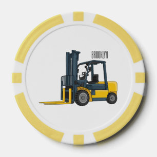 Voorlichting cartoon poker chips