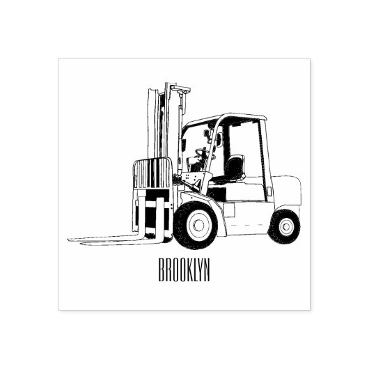 Voorlichting cartoon 	rubberstempel (Afrduk)