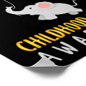 Voorlichting kinderkanker poster (Hoek)