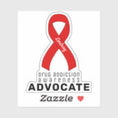 Voorlichting over drugsverslaving sticker (Vel)