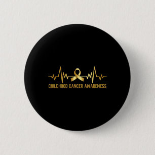 voorlichting over kinderkanker september kanker ronde button 5,7 cm