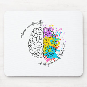 Voorlichting over neurodiversiteit muismat