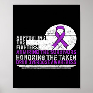 Voorlichting over overdosering van geneesmiddelen poster