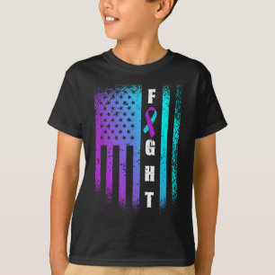 Voorlichting over zelfmoordpreventie bij Amerikaan T-shirt