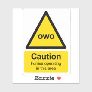Voorlichtingsbonnen die op deze wegsticker werken sticker