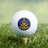 Voorlopige master Freemason Square and Compass Mas Golfballen (Insitu Shirt)