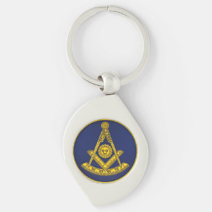 Voorlopige master Freemason Square and Compass Mas Sleutelhanger