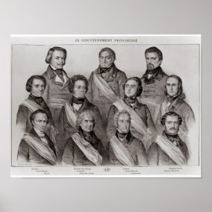 Voorlopige regering van 1848 poster