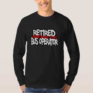 Voormalig buschauffeur van New York T-shirt