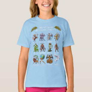 Voormalig Greek Mythology Monsters T-shirt