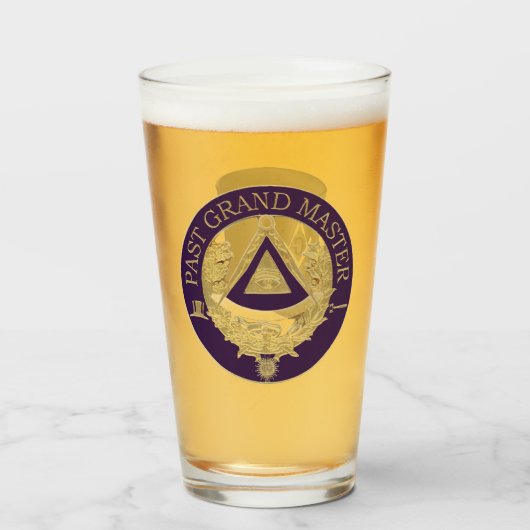 Voormalig Grootmeester Glas (Voorkant gevuld)