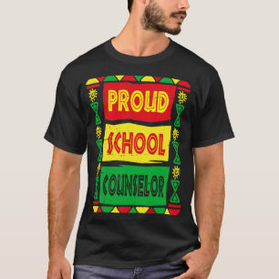 Voormalig schooladviseur Afrika Pride Black Histor T-shirt