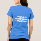 Voormalig trots Amerikaans T-shirt (Achterkant)