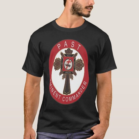 Voormalige Eminente Commandeur Ridders Tempeliers T-shirt (Voorkant)