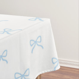Voornaam Elegant Blauw Strik Patroon Lente & Zomer Tafelkleed