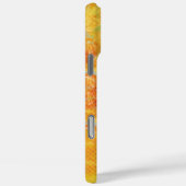 Voornaam | Oranje Grunge Artistic Circle Pattern Case-Mate iPhone Case (Achterkant / Rechts)