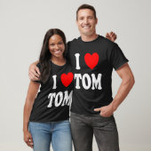 Voornaam Tom Ik hou van Tom T-shirt (Unisex)