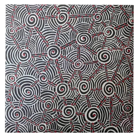 Voorouderlijke connecties tegeltje (Voorkant)