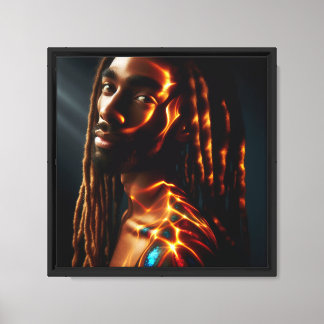 Voorouderlijke Gloed Canvas Afdruk