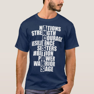 Voorouders natie sterkte moed veerkracht site t-shirt