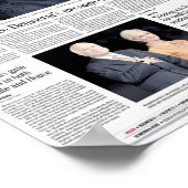 Voorpagina Austin American-Statesman Verkiezingsda Poster (Hoek)