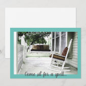 Voorporch  Housewarming Invites Kaart (Voorkant / Achterkant)