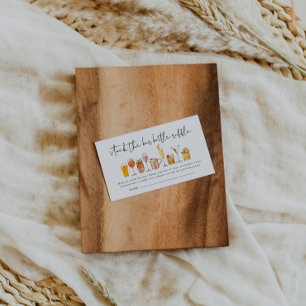 Voorraad De Bar Koppels Douche Fles Raffle Ticket Informatiekaartje