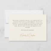 Voorraad De Bar Winkelwagen Koppels Douche Bedankkaart (Achterkant)