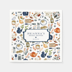 Voorraad het KeukenVrijgezellenfeest Gepersonalise Servet