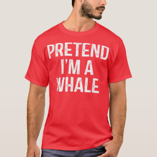 Voorraad Im A Whale Funny Lazy Halloween Costume 2 T-shirt
