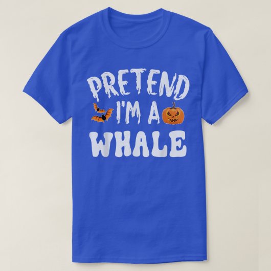 Voorraad Im A Whale Halloween Costume Mannen Kind T-shirt (Design voorkant)