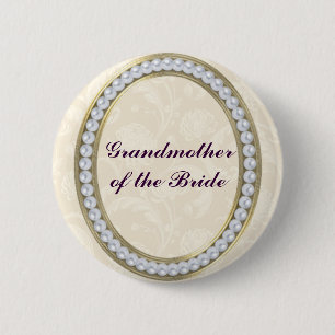Voorraad met parelgrootmoeder van de Bride Button