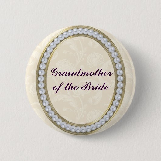 Voorraad met parelgrootmoeder van de Bride Button (Voorkant)