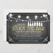 Voorraad voor de uitnodiging van de balie (Voorkant)