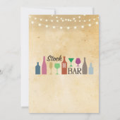 Voorraad voor het Verloving van de Bar Lights Part Kaart (Achterkant)