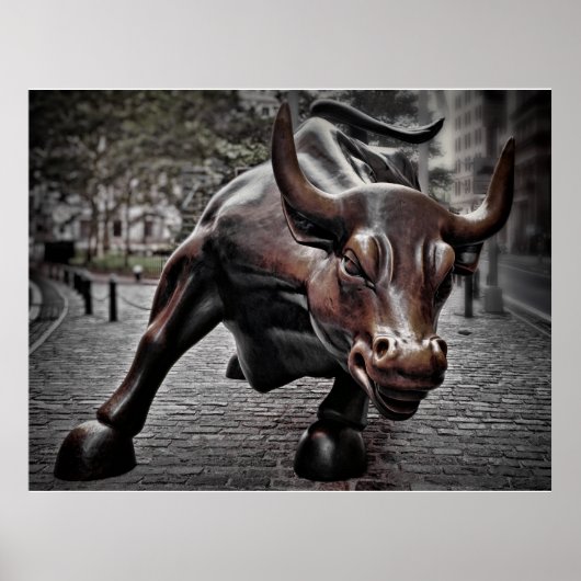 VOORRAADSMARKT BULL POSTER (Voorkant)