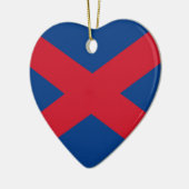 Voorreiziger Flag Keramisch Ornament (Links)