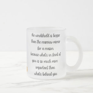 Voorruit is groter dan de achteraanzicht - Jelly R Matglas Koffiemok