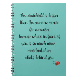 Voorruit is groter dan de achteraanzicht - Jelly R Notitieboek