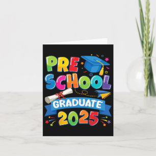 Voorschoolse Afstuderen 2025 Pre-k Afstuderen Kind Kaart