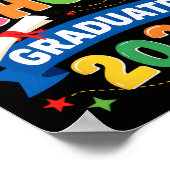 Voorschoolse Afstuderen 2025 Pre-k Afstuderen Kind Poster (Hoek)