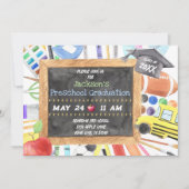 Voorschoolse Afstuderen Ceremonie Aankondiging uit (Voorkant)