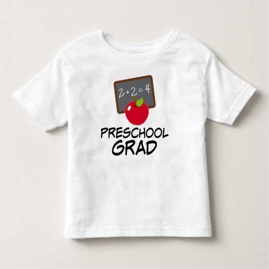 Voorschoolse Afstuderen Gift Tee Shirt (Voorkant)