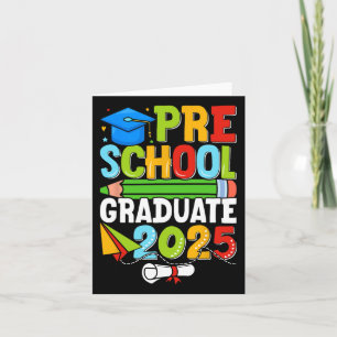 Voorschoolse Afstuderen Shirt 2025 Kinder Jongens Kaart