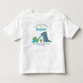 Voorschoolse Jongen Afstuderen Dinosaur Schattigee Kinder Shirts (Voorkant)