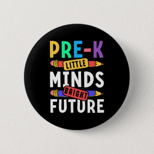 Voorschoolse Kinderen Terug naar School Little Min Ronde Button 5,7 Cm