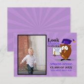 Voorschoolse kleuterschool Fotoaankondiging Aankondiging (Voorkant / Achterkant)